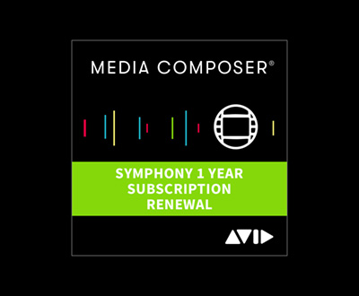 Media Composer Symphony 1Y Subsrciption RENEW
