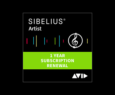 Sibelius Artist 1Y Subscription RENEW