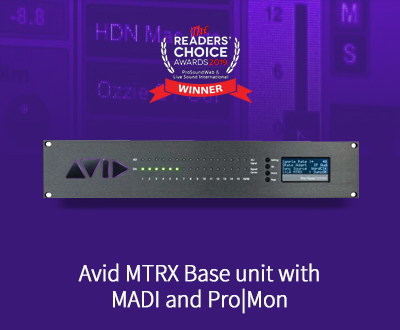 MTRX Base unit with MADI and Pro|Mon