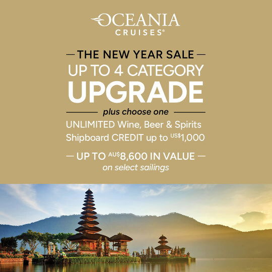 Oceania Cruises' New Year Sale