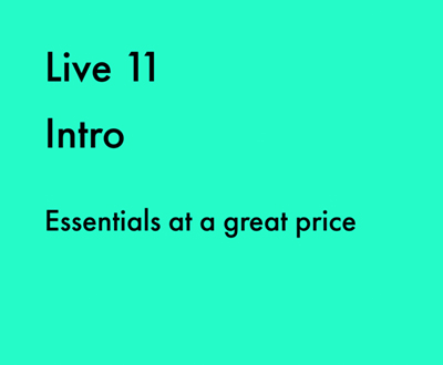 Live 11 Intro 