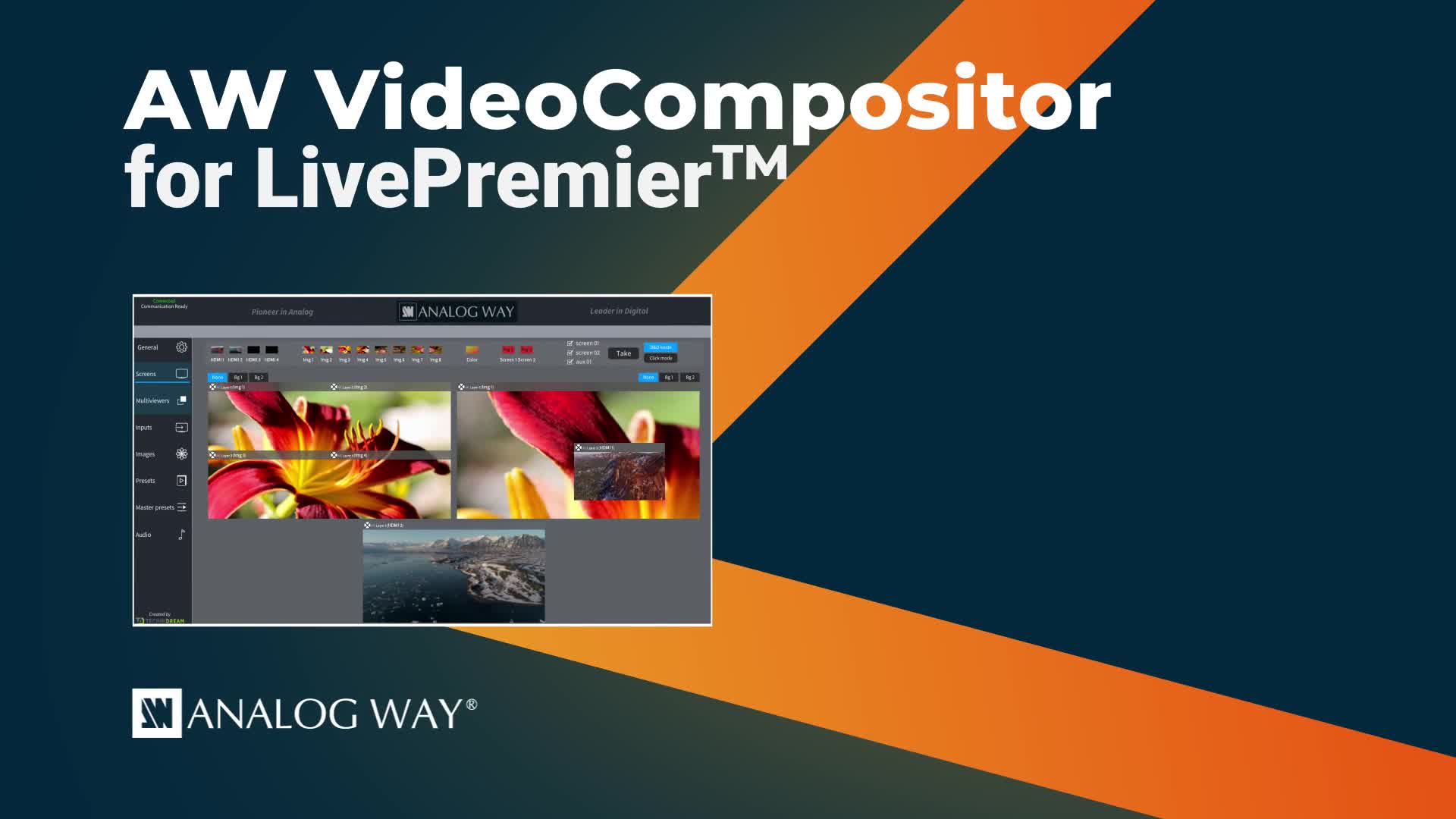AW LivePremier™的VideoCompositor软件